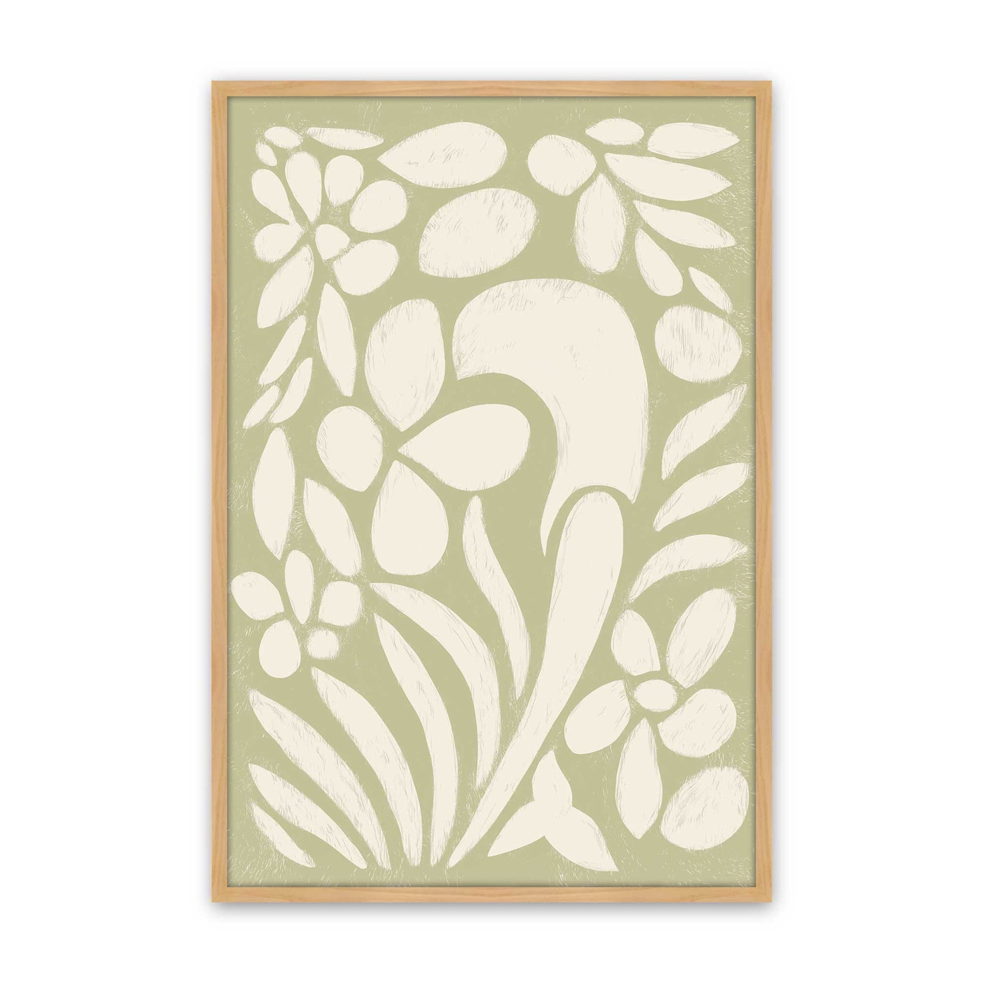 [Color:American Maple], Picture of art in a American Maple frame