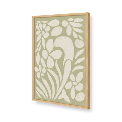 [Color:American Maple], Picture of art in a American Maple frame of the corner