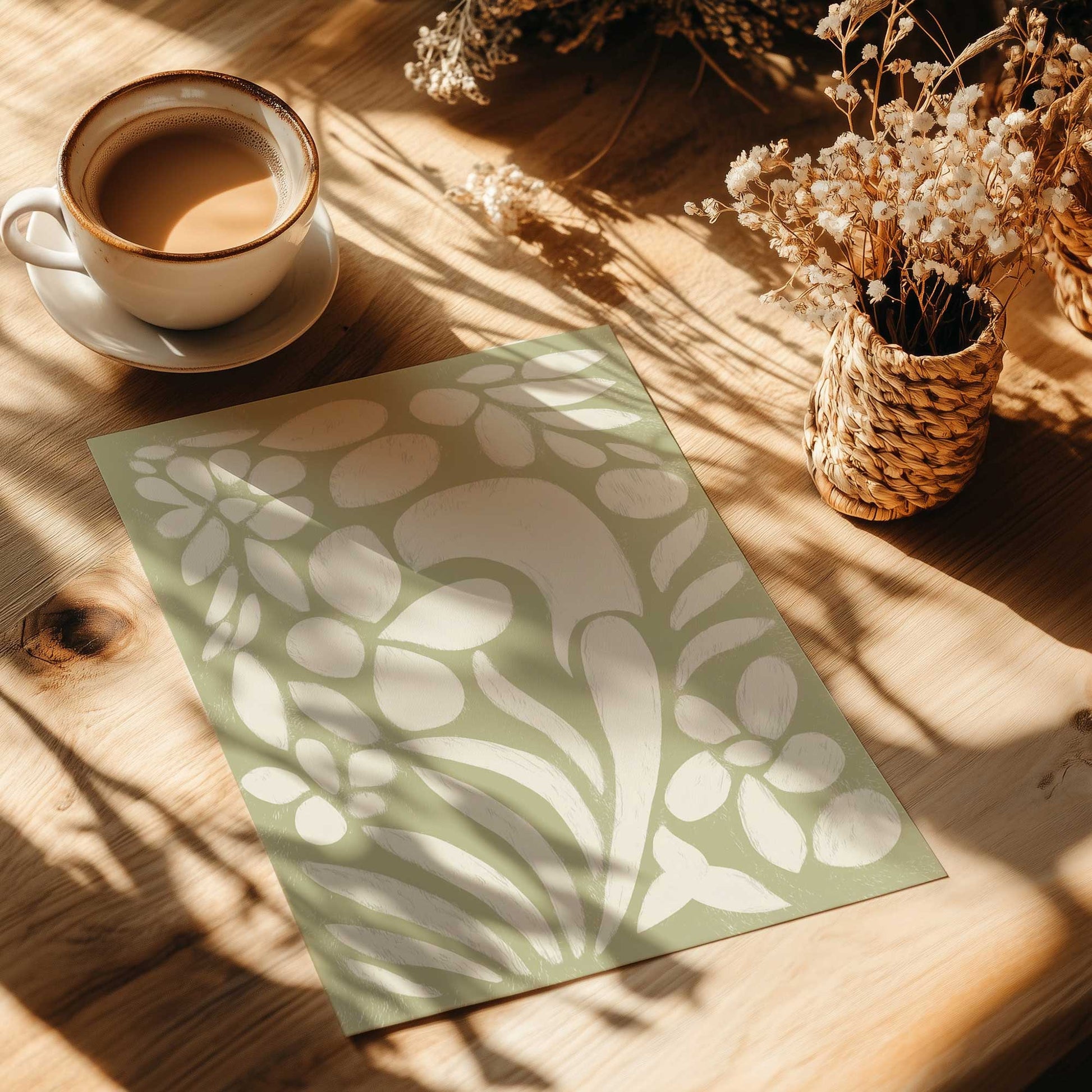 [Color:Rolled Print], Picture of close up of art