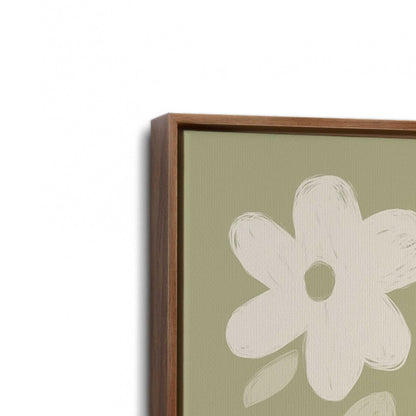 [Color:Walnut], Picture of art in a Walnut frame at an angle
