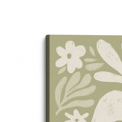 [Color:Stretched Canvas], Picture of the corner of the art