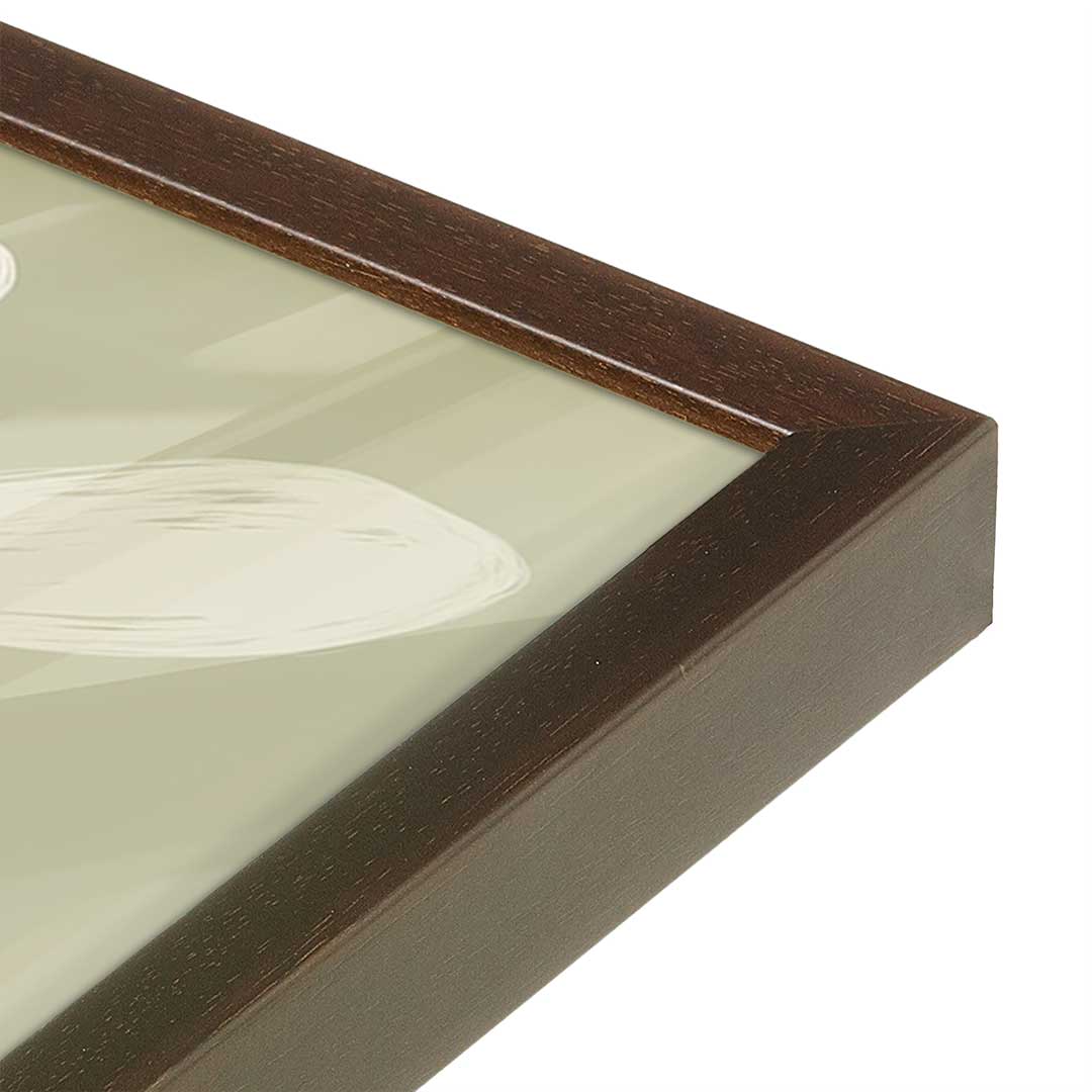 [Color:Belvinder Brown], Picture of art in a Belvinder Brown frame at an angle
