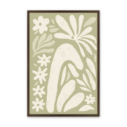[Color:Brown], Picture of art in a Brown frame