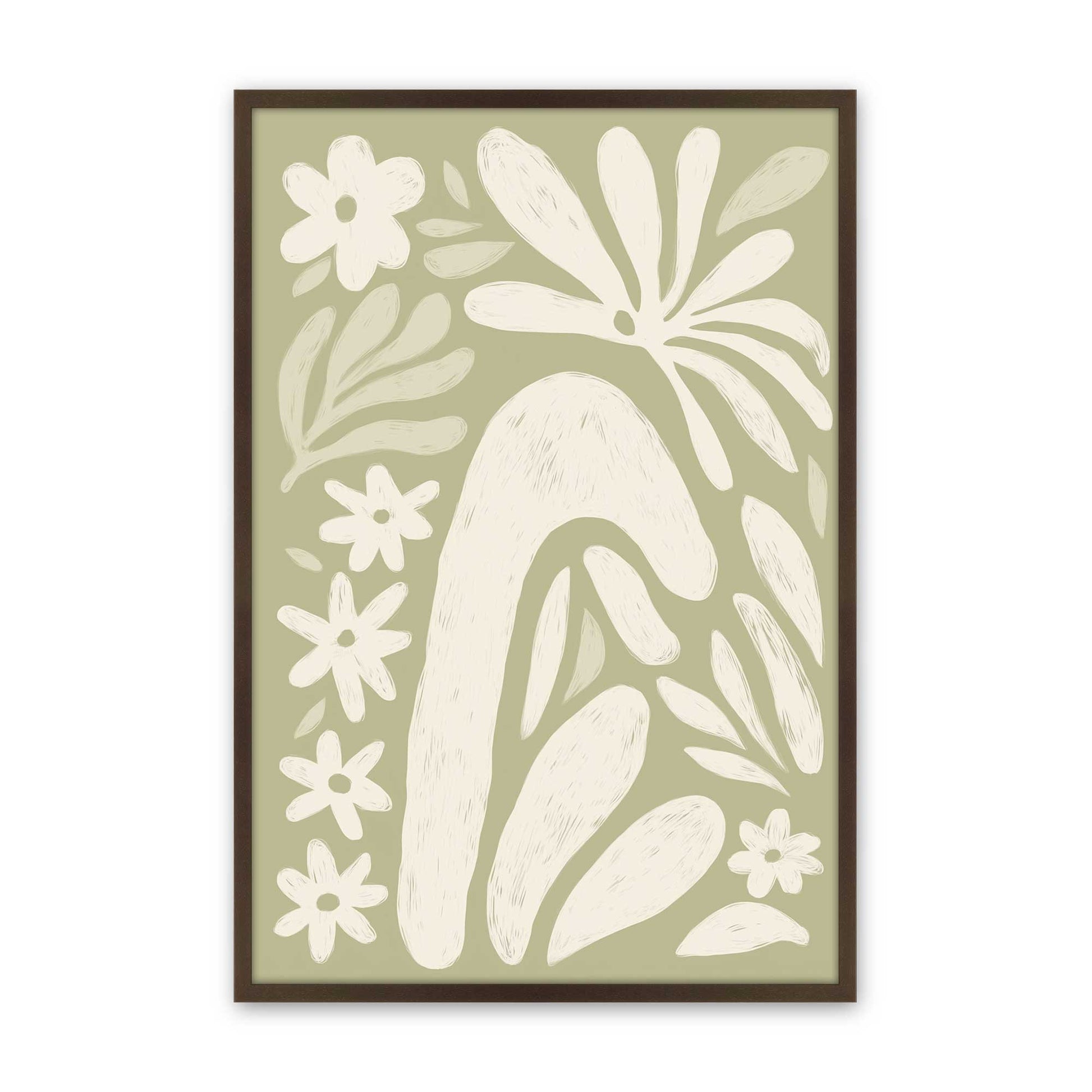 [Color:Belvinder Brown], Picture of art in a Belvinder Brown frame
