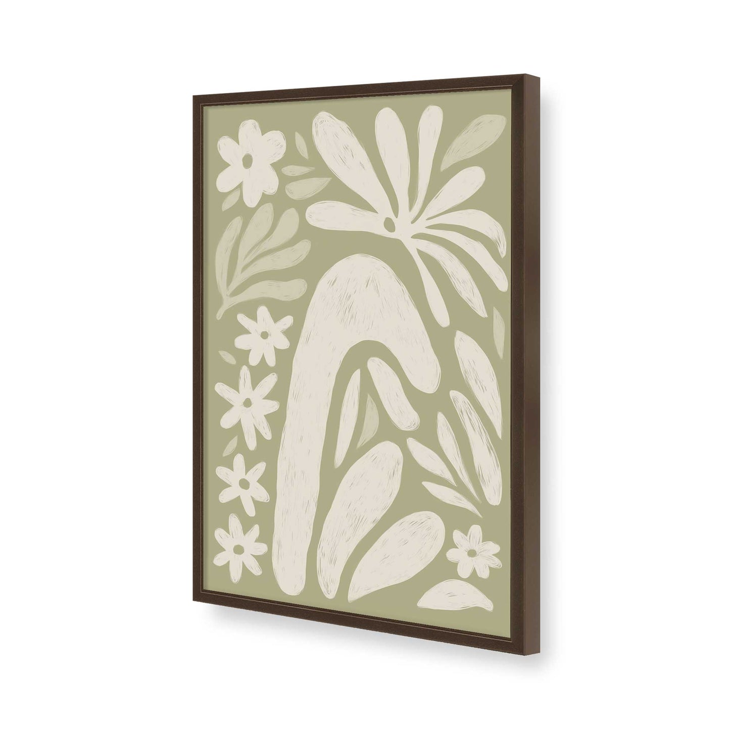 [Color:Belvinder Brown], Picture of art in a Belvinder Brown frame of the corner