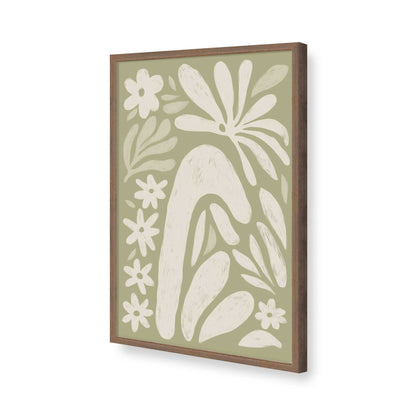 [Color:Walnut], Picture of art in a Walnut frame of the corner
