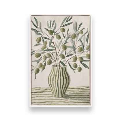 [Color:Opaque White], Picture of art in a White frame