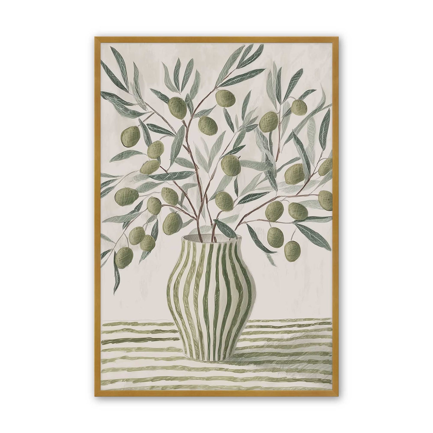 [Color:Polished Gold], Picture of art in a Polished Gold frame