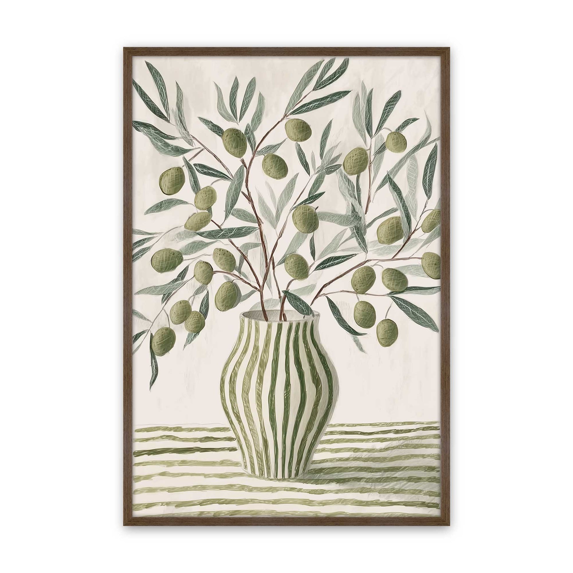 [Color:Walnut], Picture of art in a Walnut frame