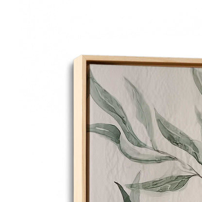 [Color:American Maple], Picture of art in a American Maple frame at an angle
