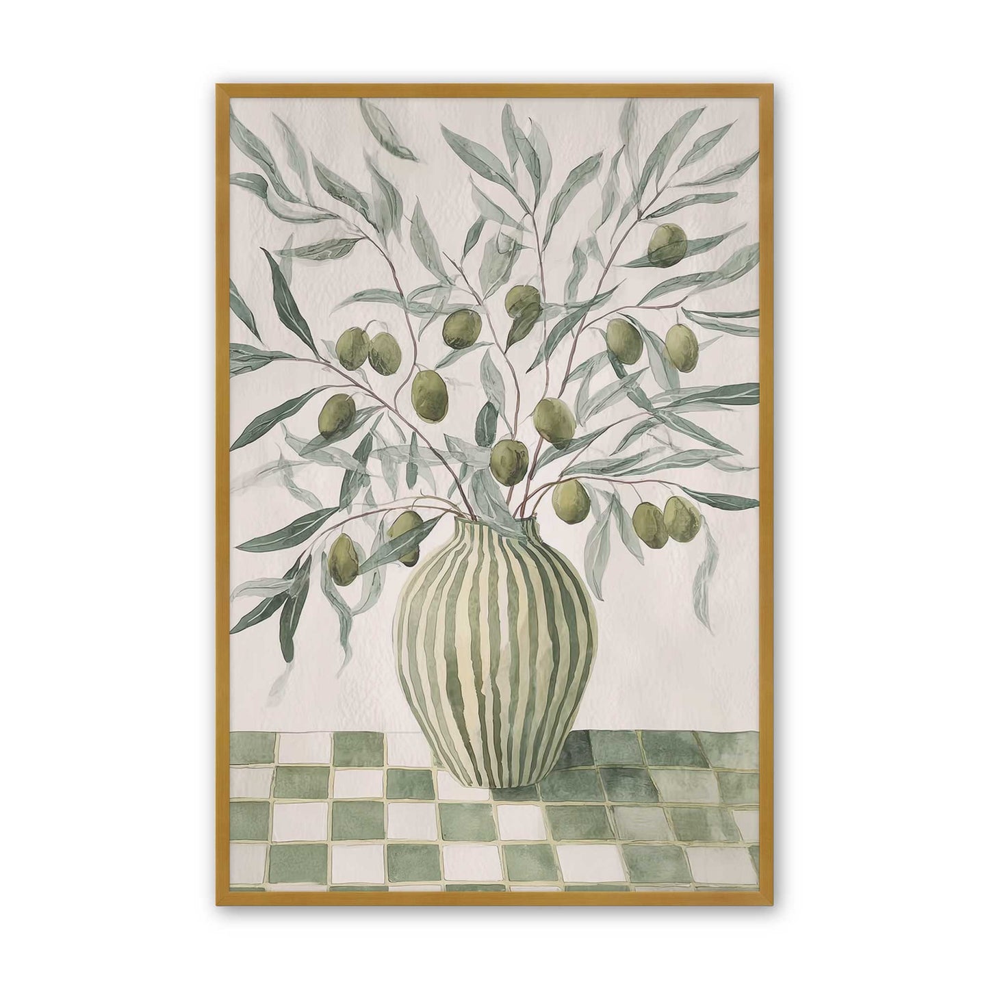 [Color:Polished Gold], Picture of art in a Polished Gold frame