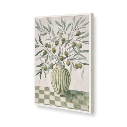 [Color:Opaque White], Picture of art in a Opaque White frame of the corner