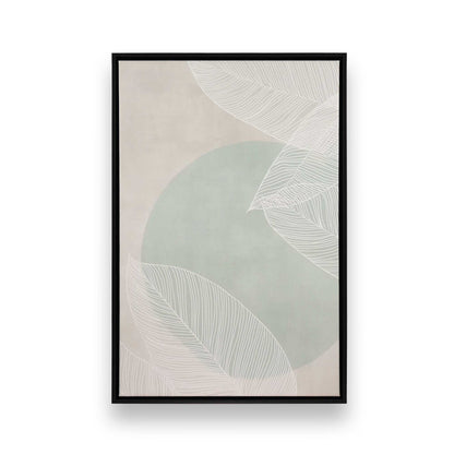 [Color:Satin Black], Picture of art in a Satin Black frame