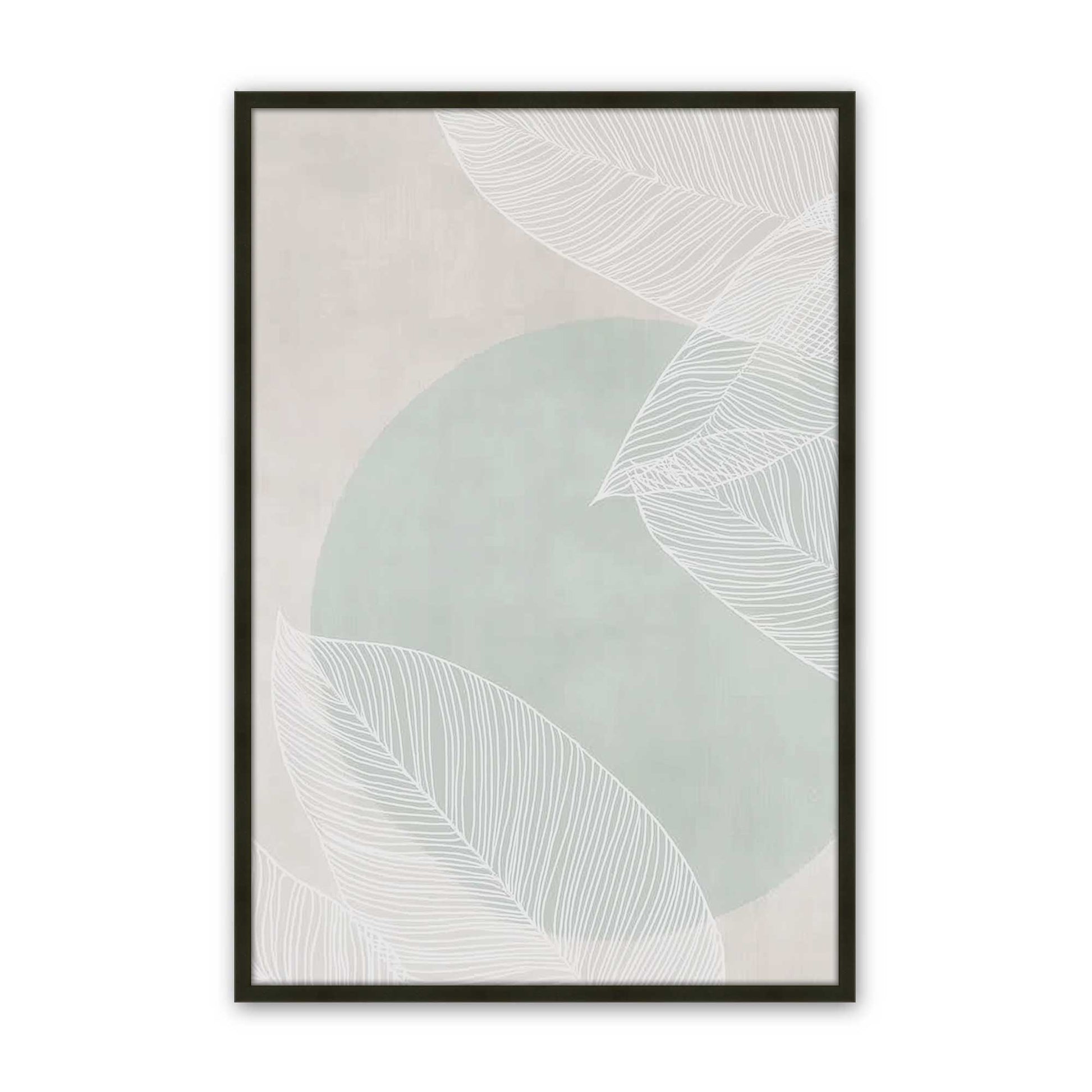 [Color:Satin Black], Picture of art in a Satin Black frame