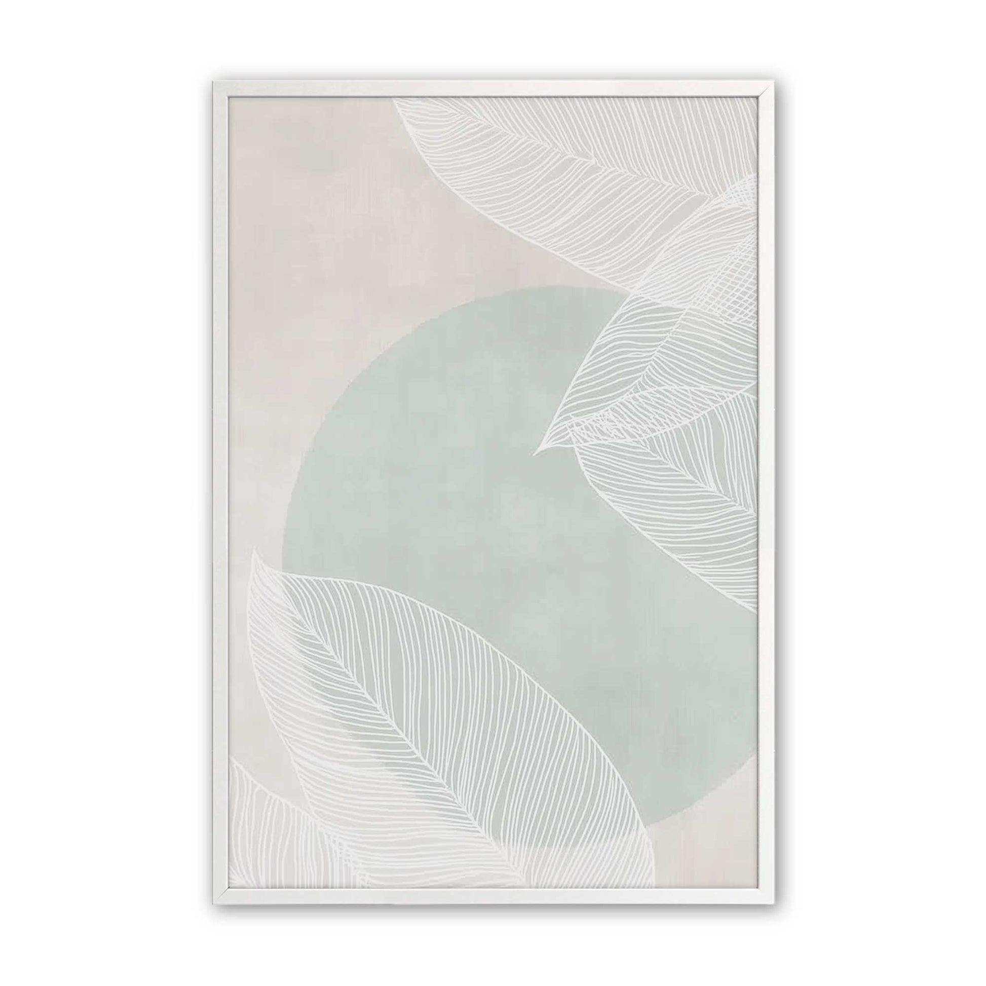[Color:Opaque White], Picture of art in a Opaque White frame