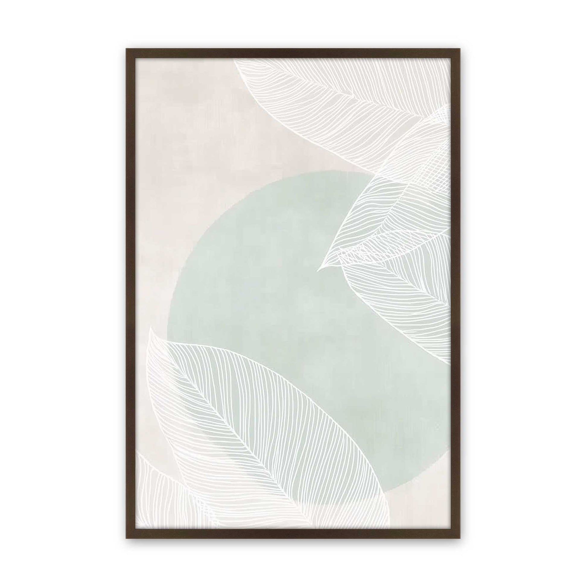 [Color:Belvinder Brown], Picture of art in a Belvinder Brown frame