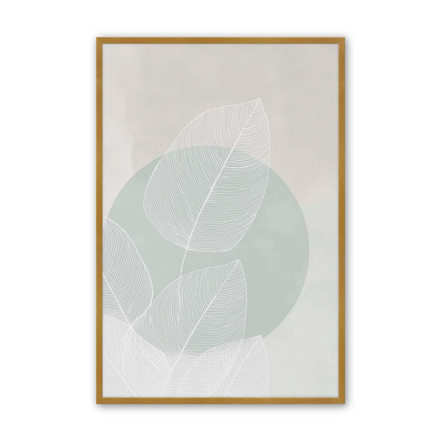 [Color:Polished Gold], Picture of art in a Polished Gold frame