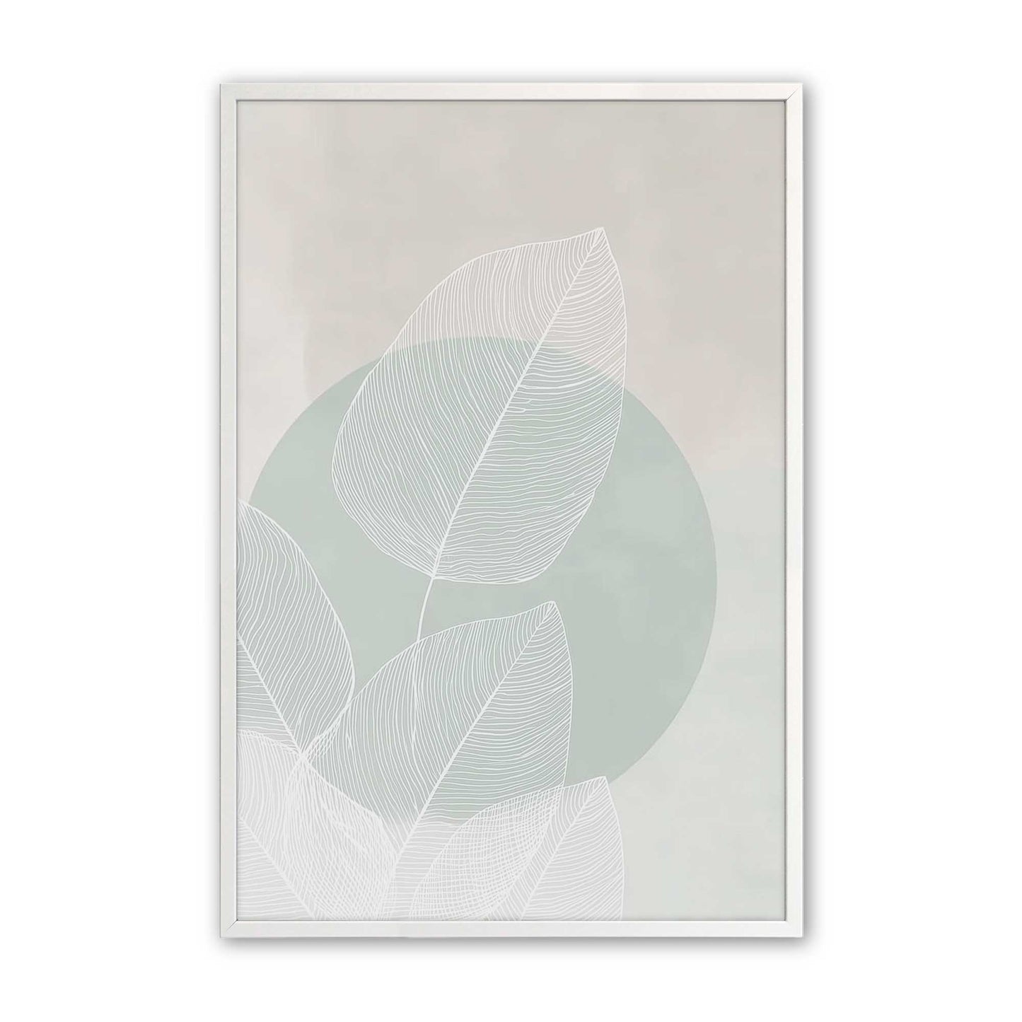 [Color:Opaque White], Picture of art in a Opaque White frame