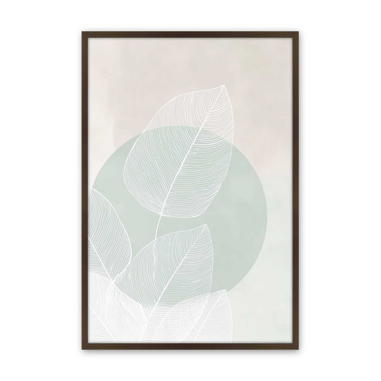 [Color:Belvinder Brown], Picture of art in a Belvinder Brown frame