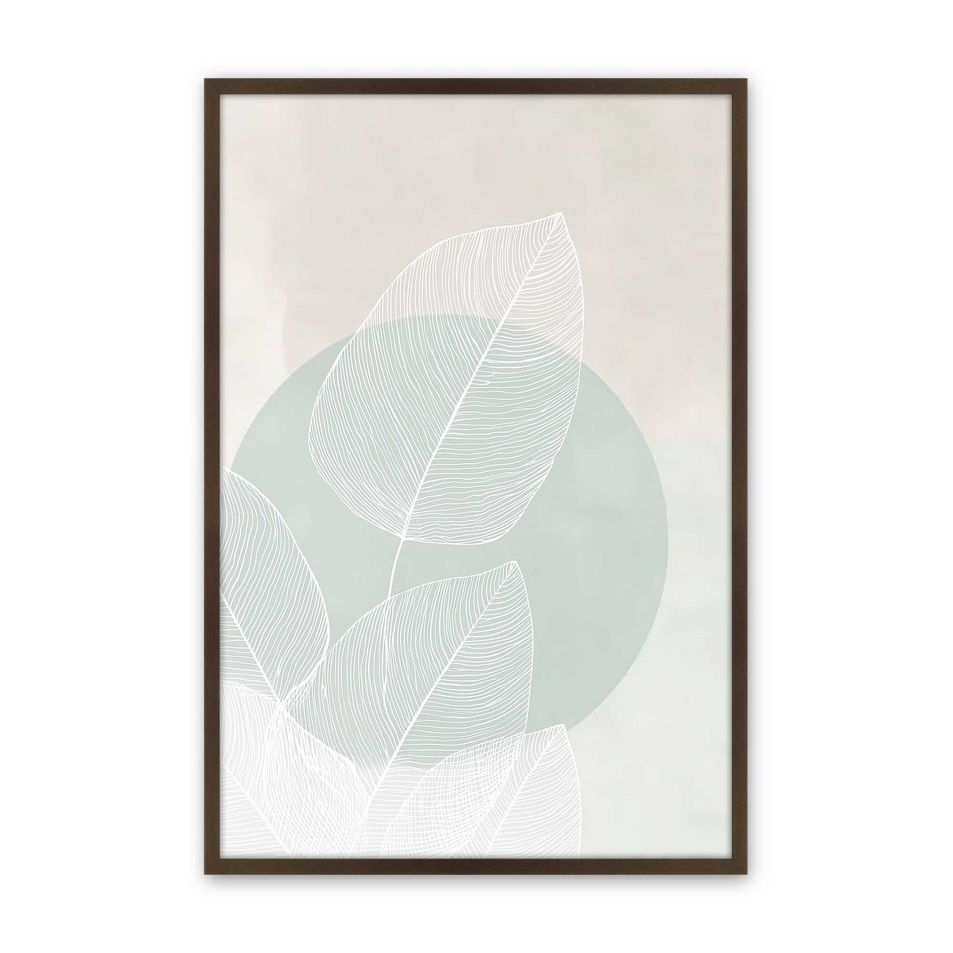[Color:Belvinder Brown], Picture of art in a Belvinder Brown frame