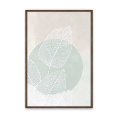 [Color:Walnut], Picture of art in a Walnut frame