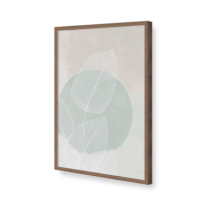 [Color:Walnut], Picture of art in a Walnut frame of the corner