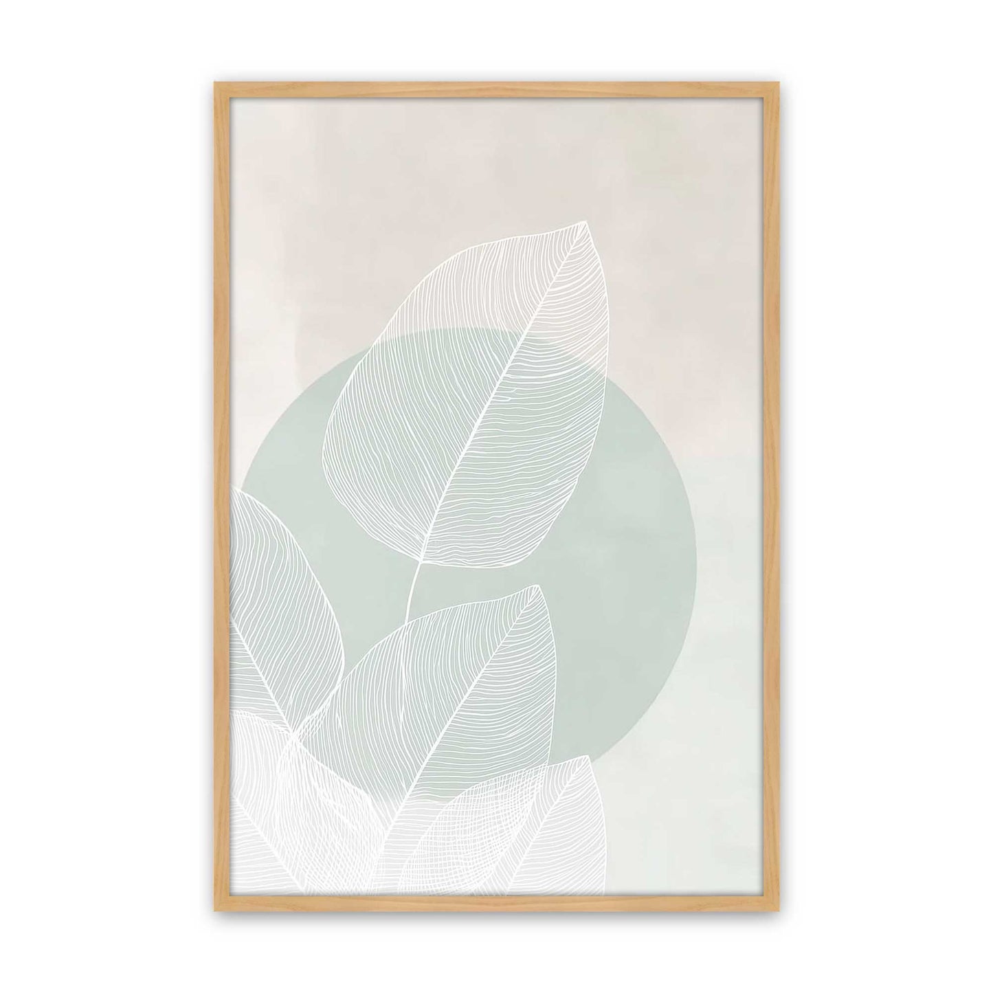[Color:American Maple], Picture of art in a American Maple frame