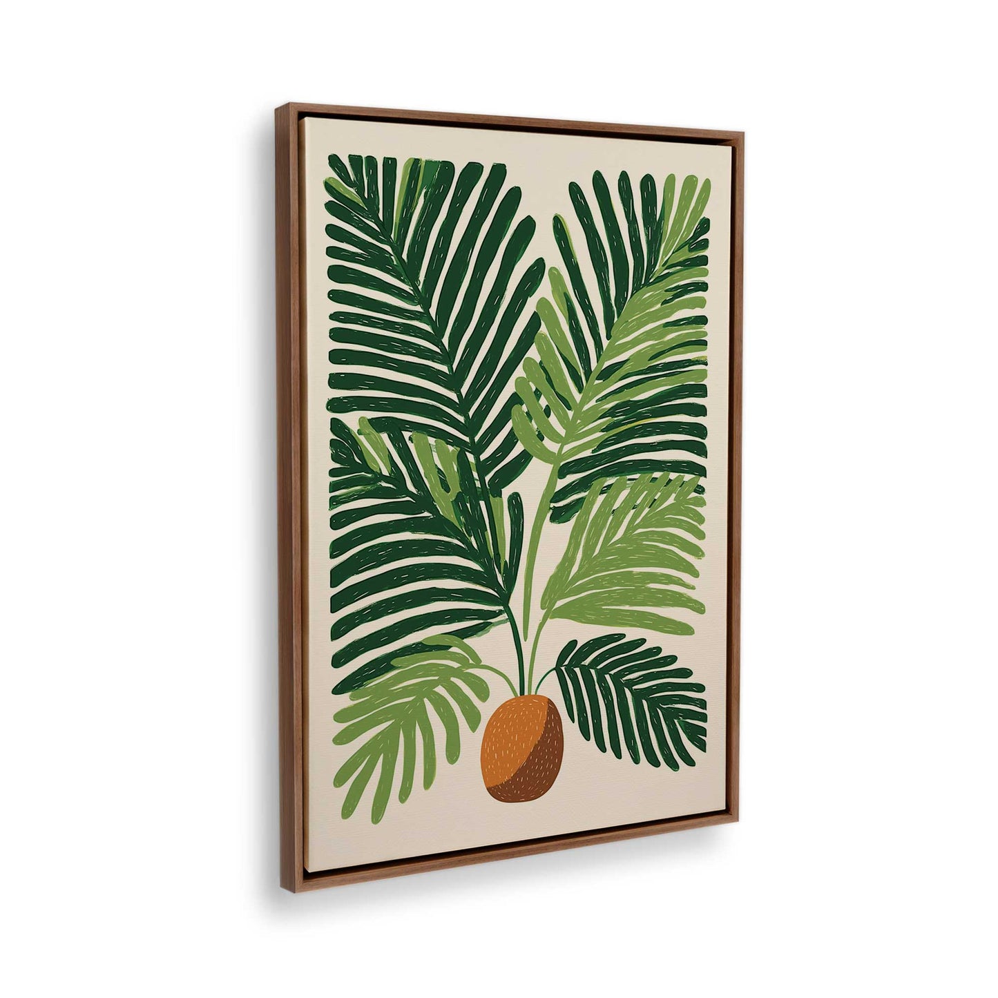 [Color:Walnut], Picture of the corner of the art