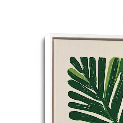 [Color:Opaque White], Picture of art in a White frame at an angle