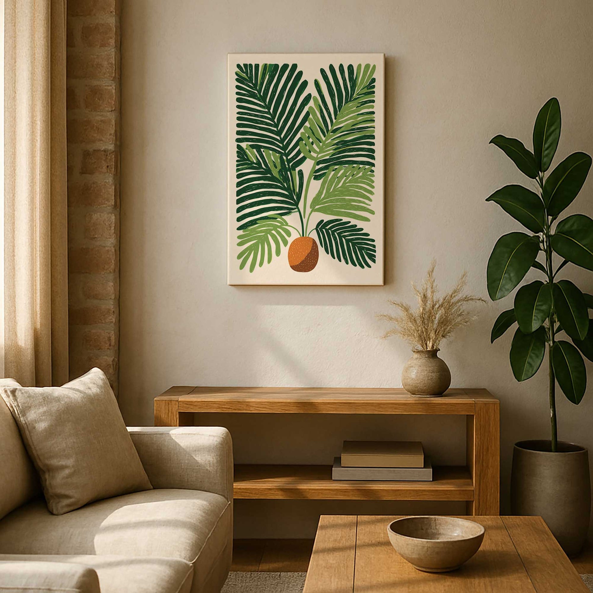 Picture of art in a room