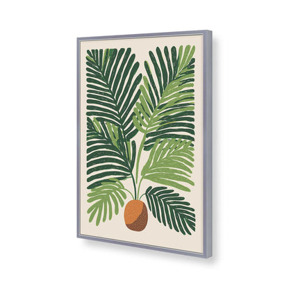 [Color:Polished Chrome], Picture of art in a Polished Chrome frame of the corner