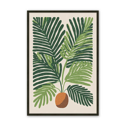 [Color:Satin Black], Picture of art in a Satin Black frame