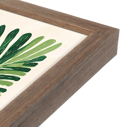 [Color:Walnut], Picture of art in a Walnut frame at an angle
