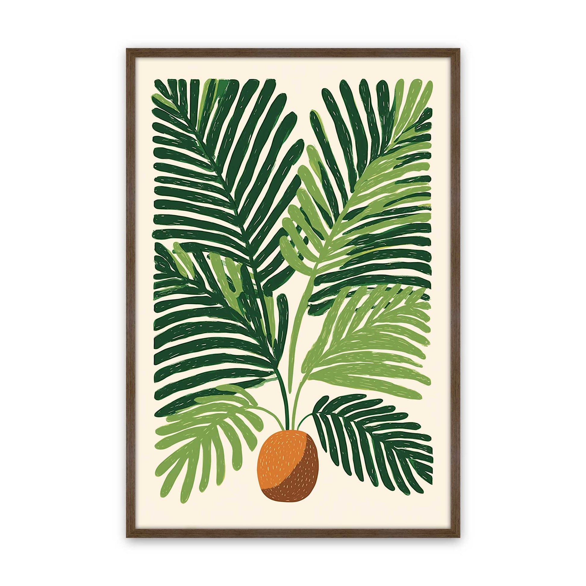 [Color:Walnut], Picture of art in a Walnut frame