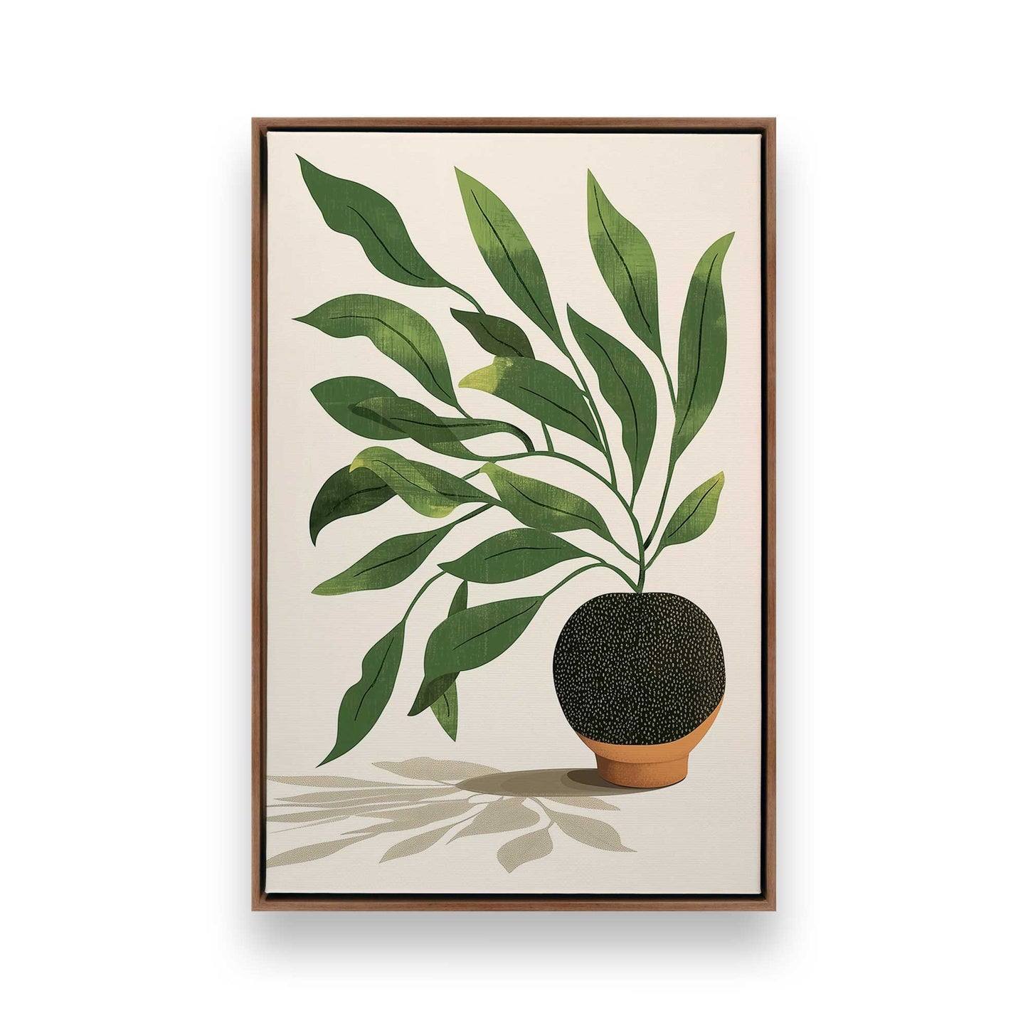 [Color:Walnut], Picture of art in a Walnut frame