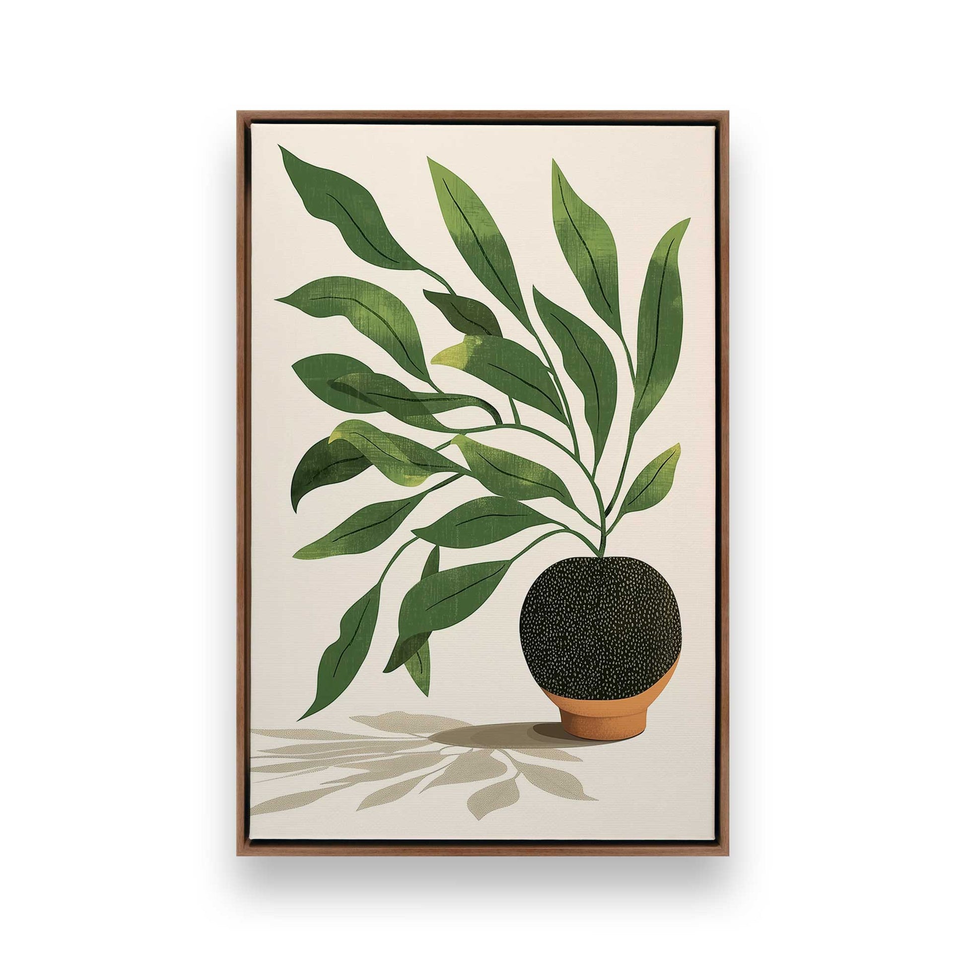 [Color:Walnut], Picture of art in a Walnut frame