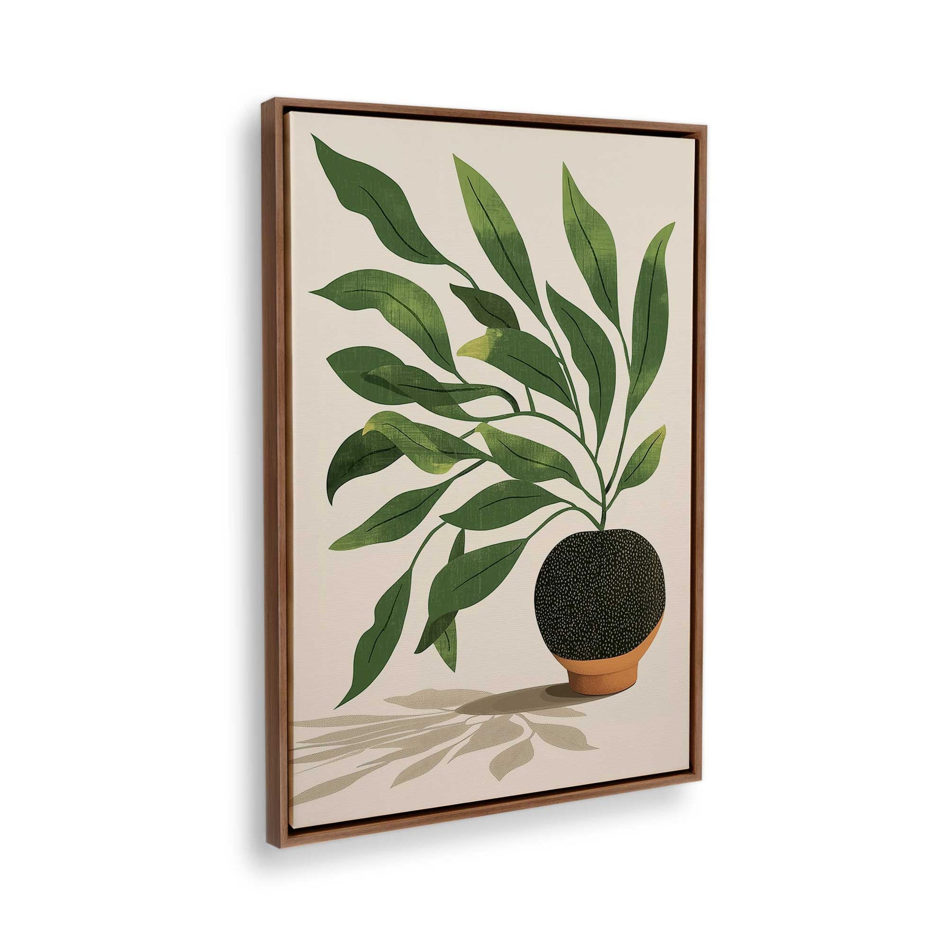 [Color:Walnut], Picture of the corner of the art