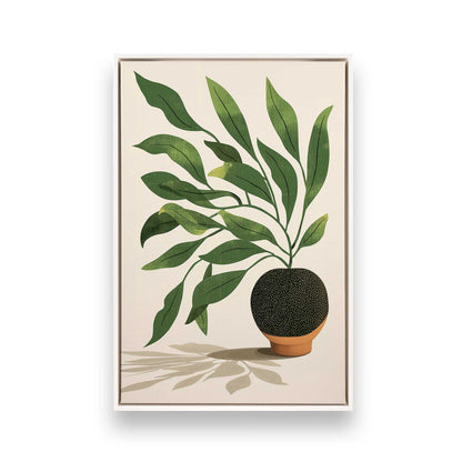 [Color:Opaque White], Picture of art in a White frame