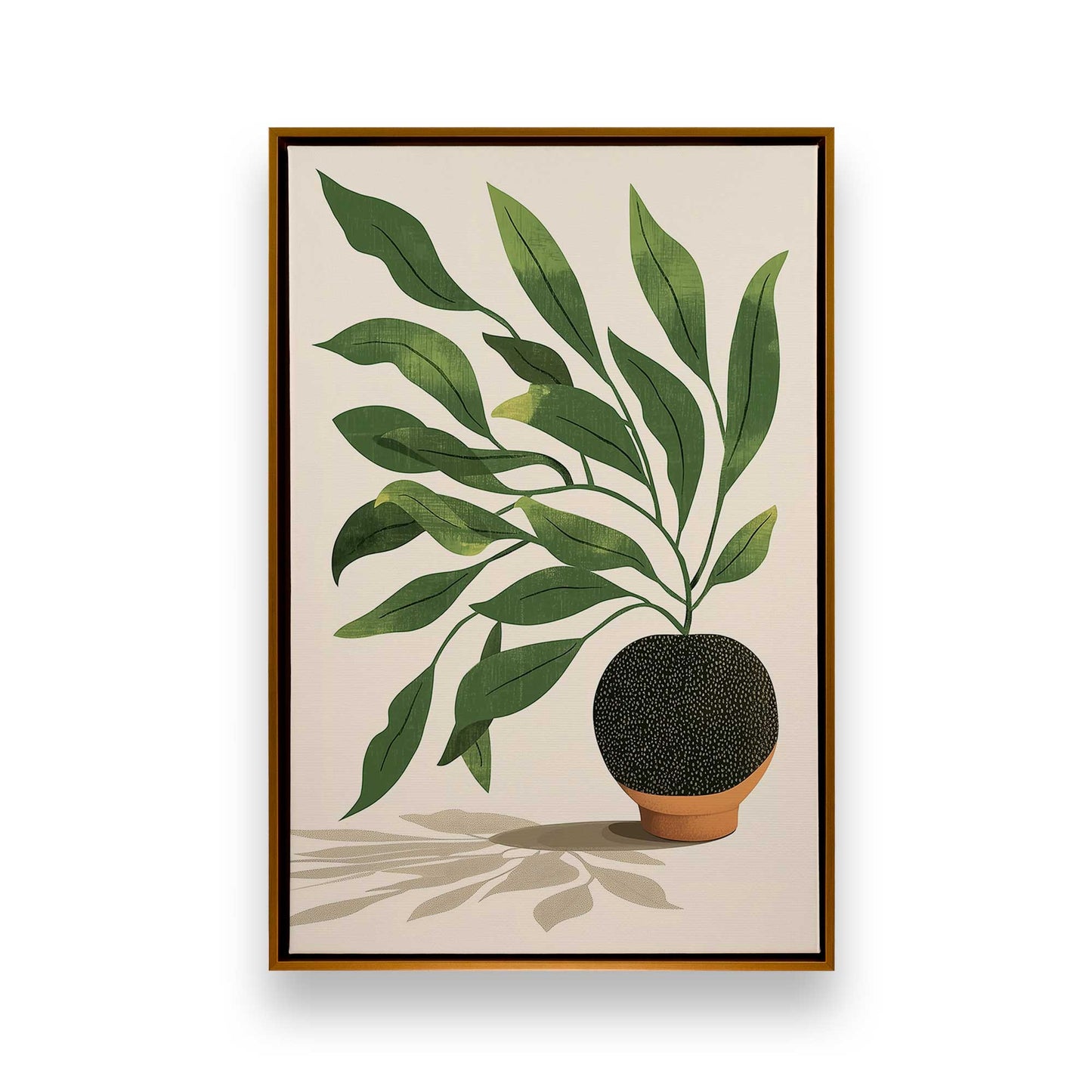 [Color:Polished Gold], Picture of art in a Polished Gold frame
