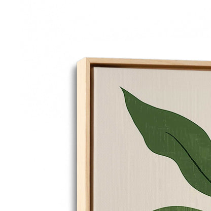 [Color:American Maple], Picture of art in a American Maple frame at an angle