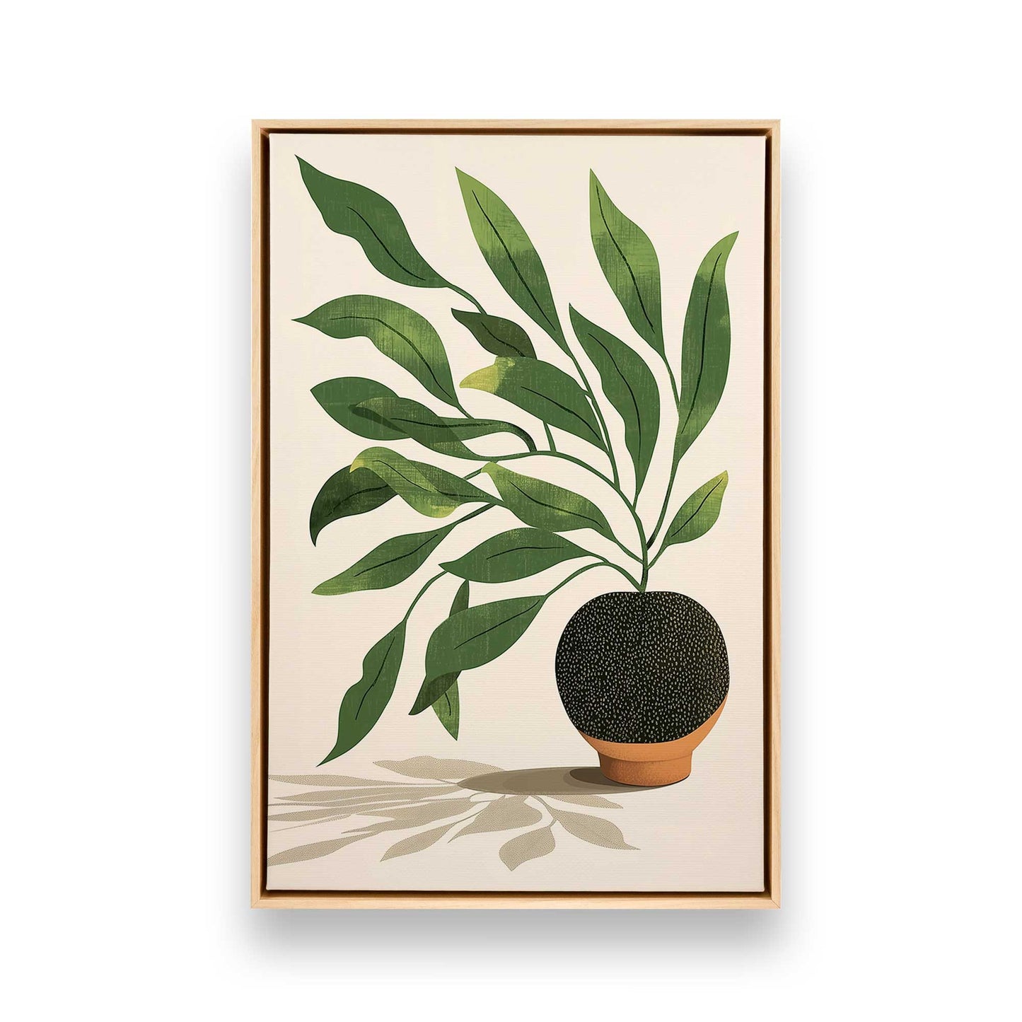 [Color:American Maple], Picture of art in a American Maple frame