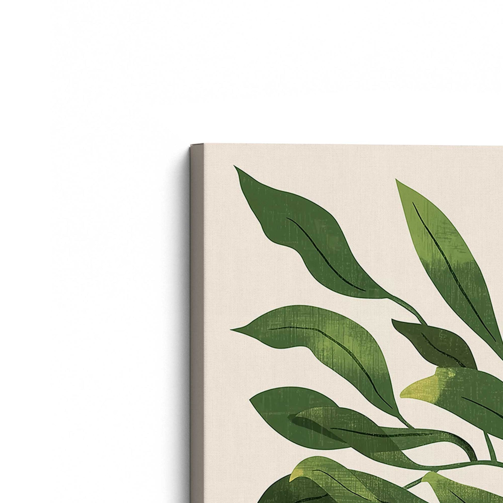 [Color:Stretched Canvas], Picture of the corner of the art