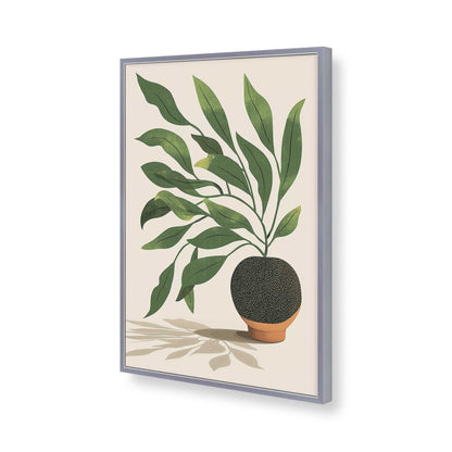 [Color:Polished Chrome], Picture of art in a Polished Chrome frame of the corner