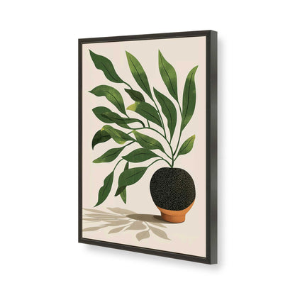 [Color:Satin Black], Picture of art in a Satin Black frame of the corner