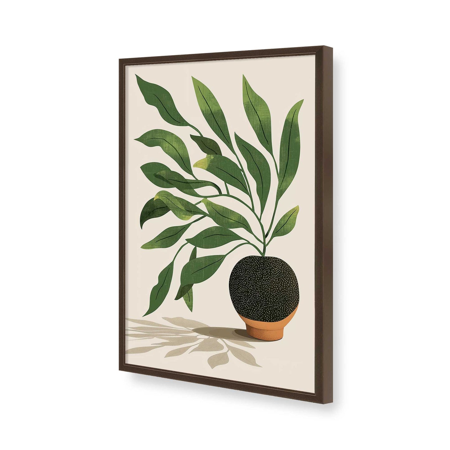 [Color:Belvinder Brown], Picture of art in a Belvinder Brown frame of the corner