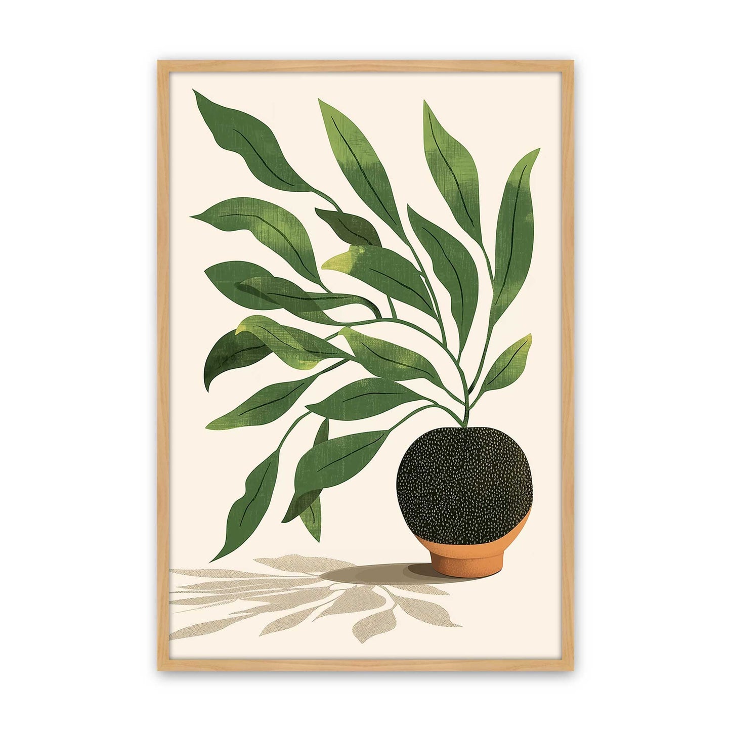 [Color:American Maple], Picture of art in a American Maple frame
