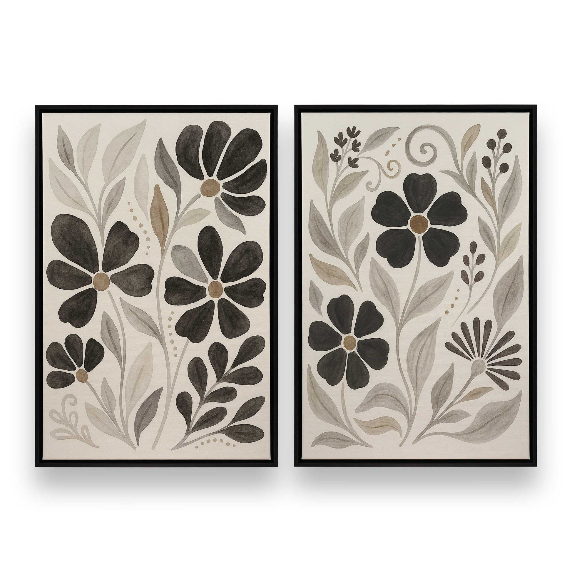 [Color:Satin Black], Picture of art in a Satin Black frame