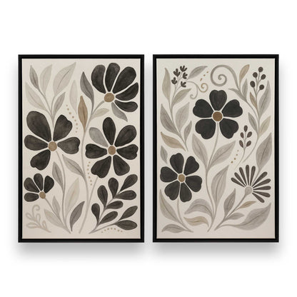 [Color:Satin Black], Picture of art in a Satin Black frame