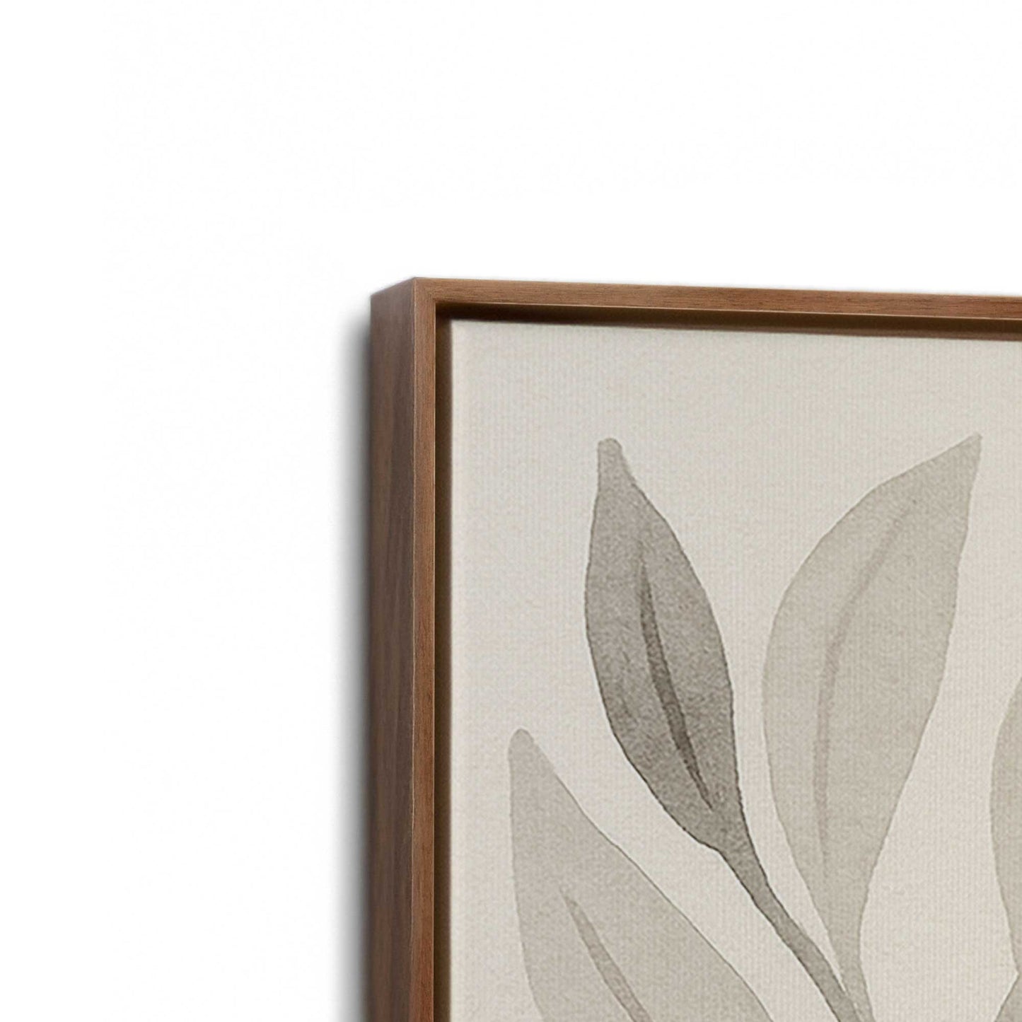 [Color:Walnut], Picture of the corner of the art