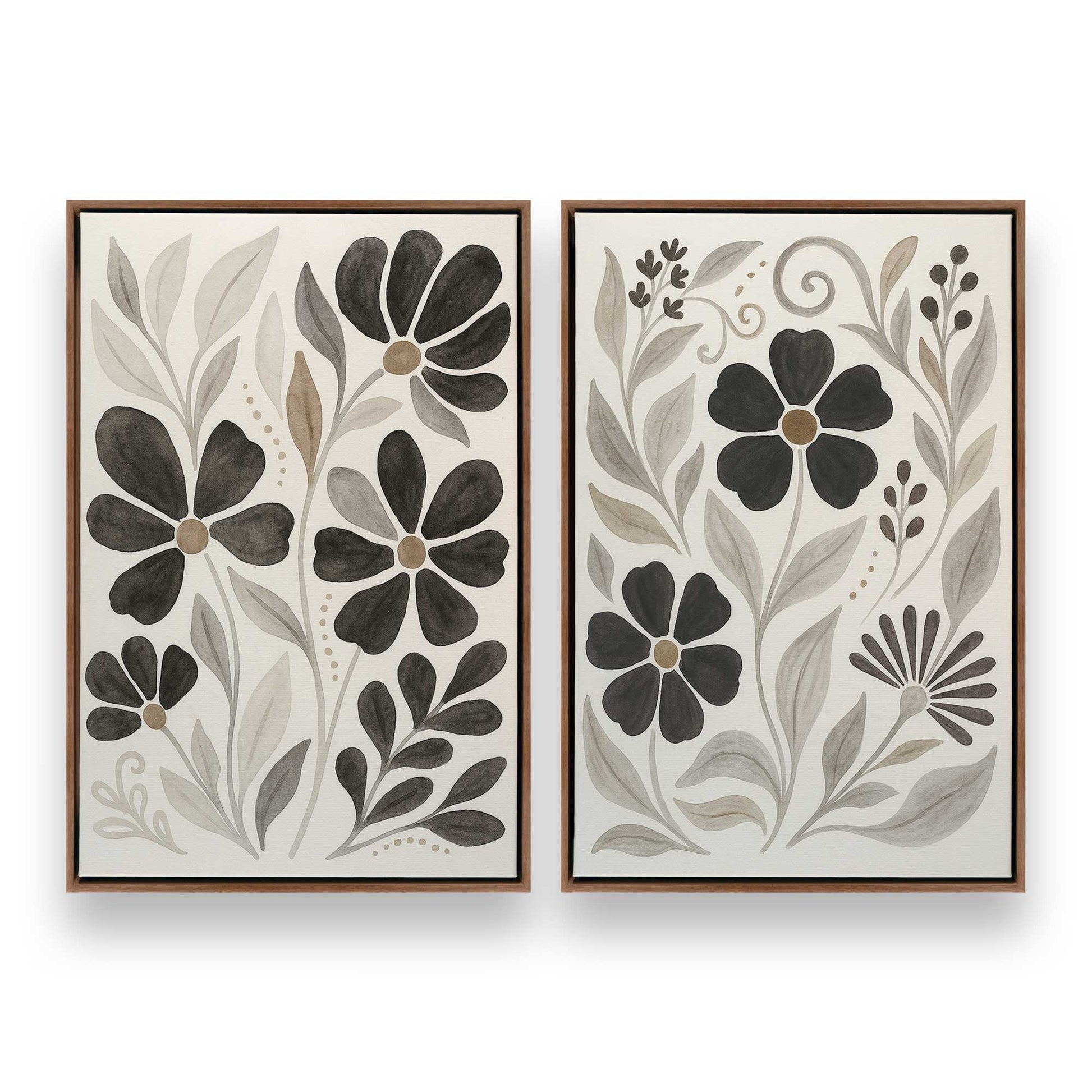 [Color:Walnut], Picture of art in a Walnut frame
